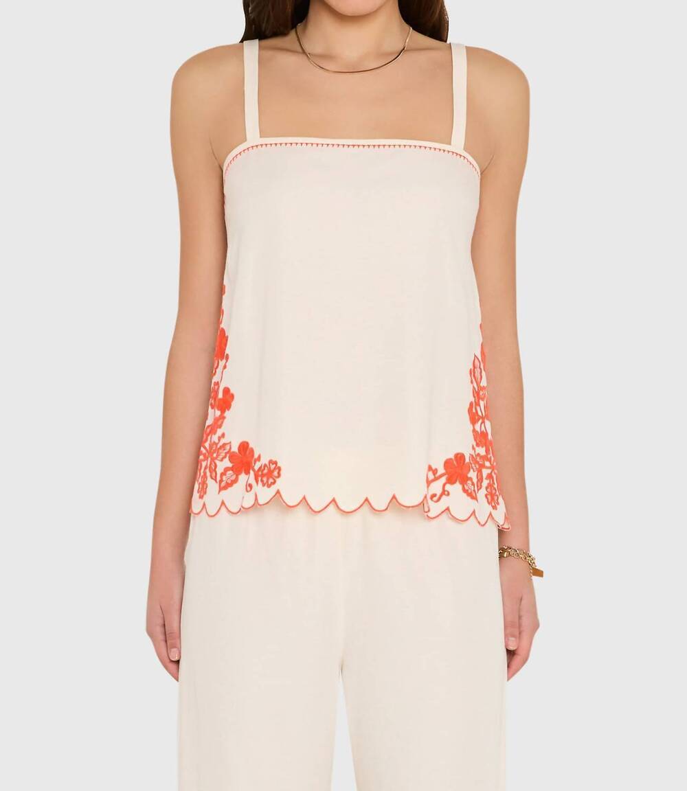 NEW AMANDA UPRICHARD caroline top in natural combo